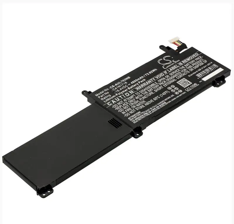 Аккумулятор Cameron Sino 4800 мАч для ASUS GL703GM ROG Strix STRIX S7BS S7BS8750 GL703GM-DS74 C41N1716 | Электроника