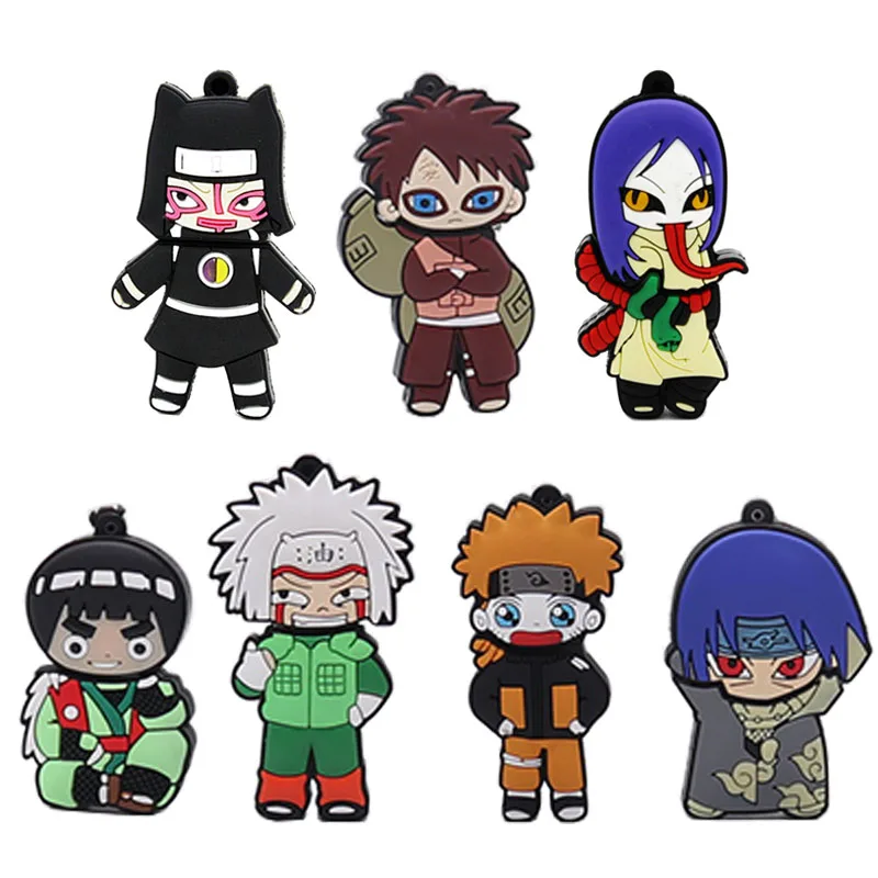 Мультфильм милый Naruto Саске ниндзя Флеш накопитель 64 Гб новый дизайн карту флэш