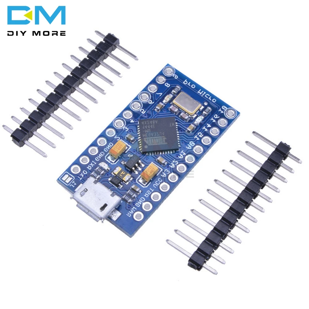 Pro Micro ATmega32U4 3,3 V 16M 16 МГц заменить ATmega328 для Arduino Pro Mini с 2 Row штыревые для Leonardo Mini Usb Интерфейс