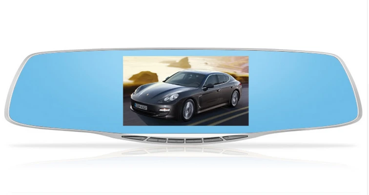 Новый Full HD 1080p автомобиля камера видеорегистратор Avtoregistrator 5 дюймов зеркало