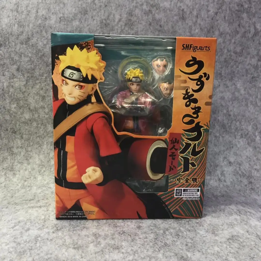 SHFiguarts Аниме Наруто Uzumaki immber re-модель 14 см фигурка игрушки