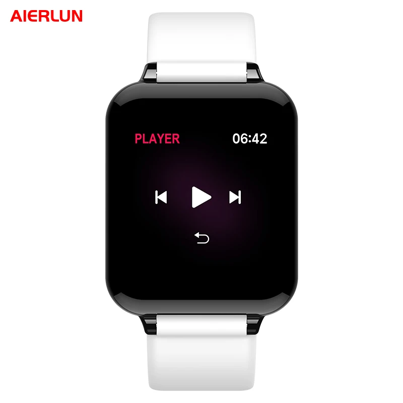 Aierlun B57 Smat Смарт-часы с браслетом, шагомером сердечного ритма, датчиком сна, 0,96 дюймовым OLED цветным экраном для Iphone и Android