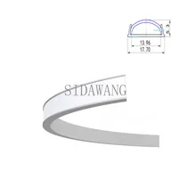 20 м(10 шт) много, 2 м за штуку, сгибаемый гибкий алюминиевый профиль светодиодной ленты SDW021
