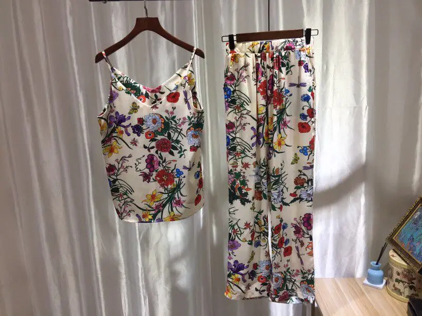 

Fashion women's Sets 2019 Runway Luxury famous Brand European Design party style women's Clothing WD04767