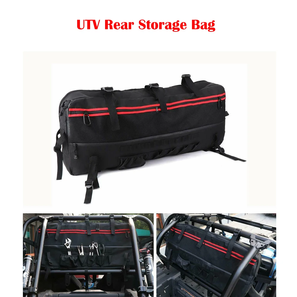 

KEMIMOTO Large Rear Storage Bag Organizer UTV for Polaris RZR 800 900 1000 Ranger 570 700 900 S 900 XP4