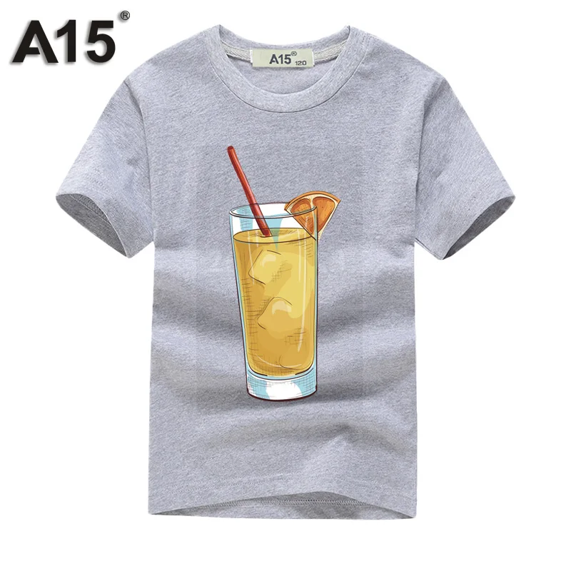 A15 футболки для мальчиков, Детская футболка с принтом Повседневные базовые Топы, крутые футболки Одежда для мальчиков и девочек-подростков лето, 10, 12, 14 лет