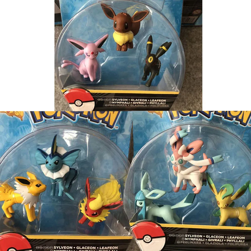 TAKARA TOMY мультфильм Eevees экшн и игрушки Коллекционная модель игрушек для детей