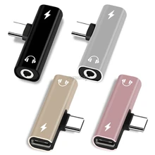 Тип C до 3,5 мм адаптер зарядное устройство аудио разъем для наушников конвертер для Xiaomi 6 6X8 Note3 Mix 2 huawei mate P20 электронные запасы