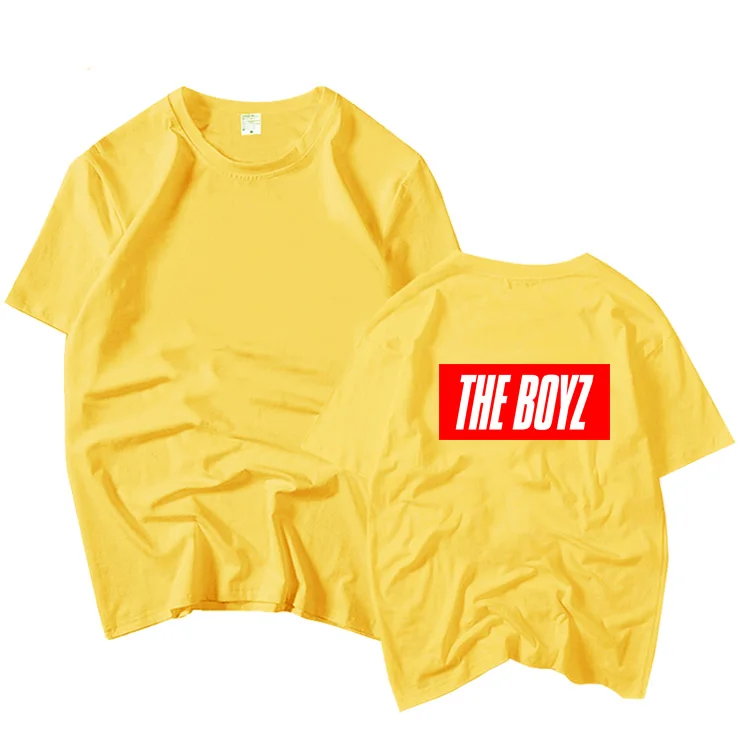 Начальный альбом boyz первая аналогичная печать Летний стиль футболка с коротким