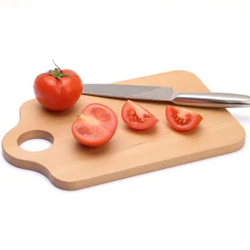 

Wooden Mini Cutting Board Antibacterial Eco-Friendly Natural Wood Chopping Block Home Use Fruits/Cake Plate Bread Board