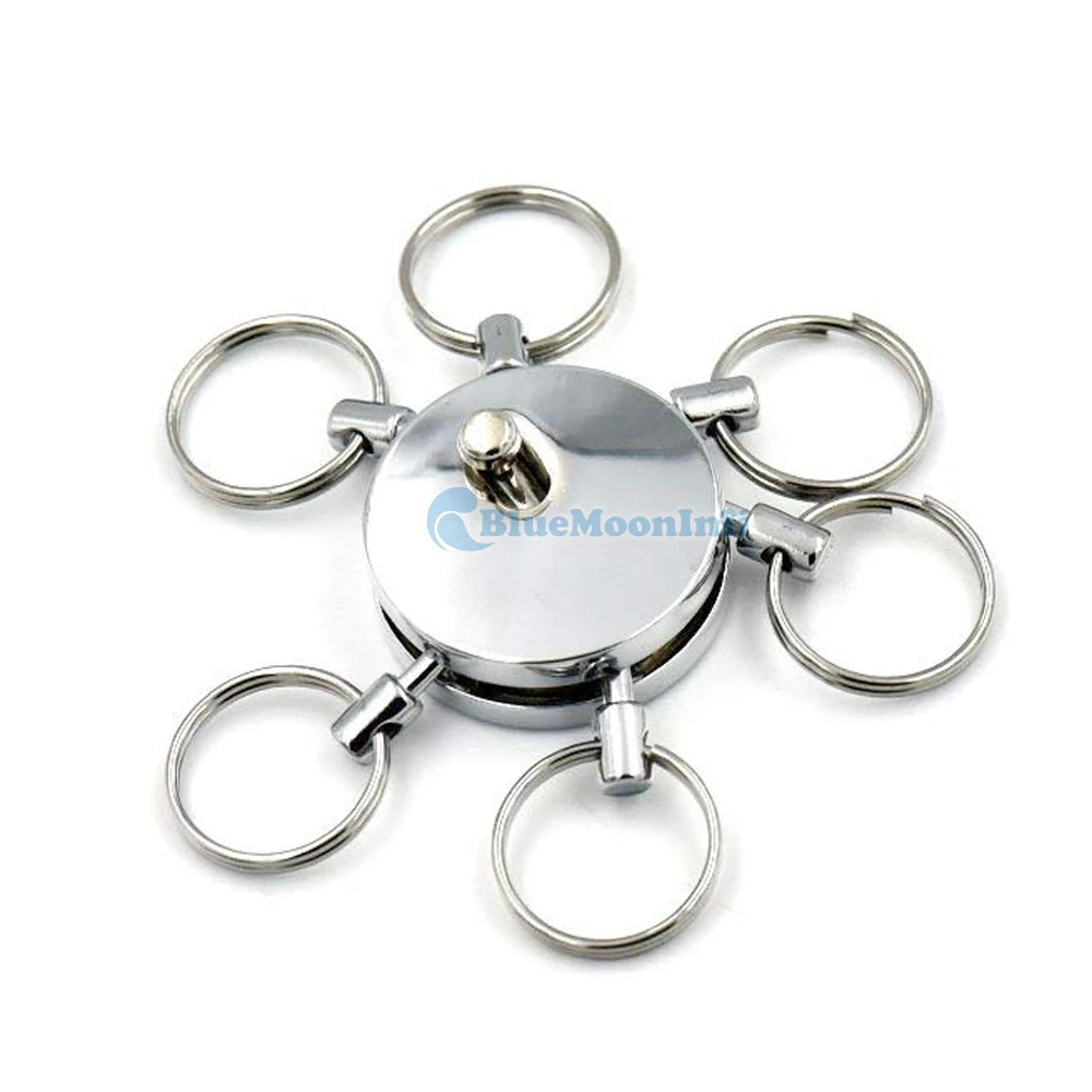 

1/5/10 PCS Hook Swivel Multi Keychain Clip Removeable Detatchable Release Keyholder Accessories