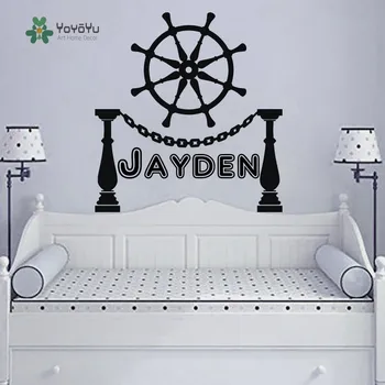 

YOYOYU Wall Decal Boy Nursery Bedroom Wall Sticker Name Wall Decal Vinyl Poster Home Decor Art Mural YO159
