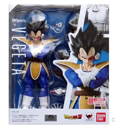 

2.0 scouter Vegeta black hair action figure Dragon Ball Z model toy DBZ 1/12