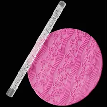 1 ПК акрил кокосовое дерево волна Скалка DIY Мини 16 см прозрачные круглые Скалки украшения торта поставщиков не заколка