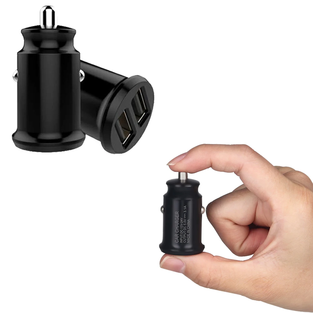 12 V 24 V شاحن سيارة USB المزدوج محول مأخذ التوصيل 3.1A 5 V ل فون سامسونج Xiaomi شحن للهاتف المحمول شاحن USB