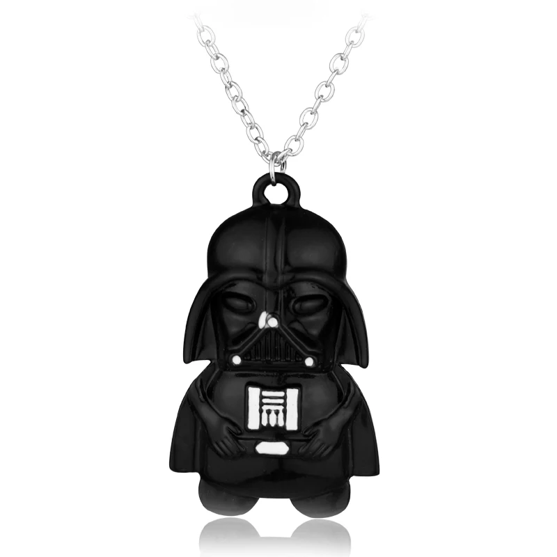 MQCHUN Star Wars Necklace 3D Master Yoda Figure Pendants Necklaces Hot