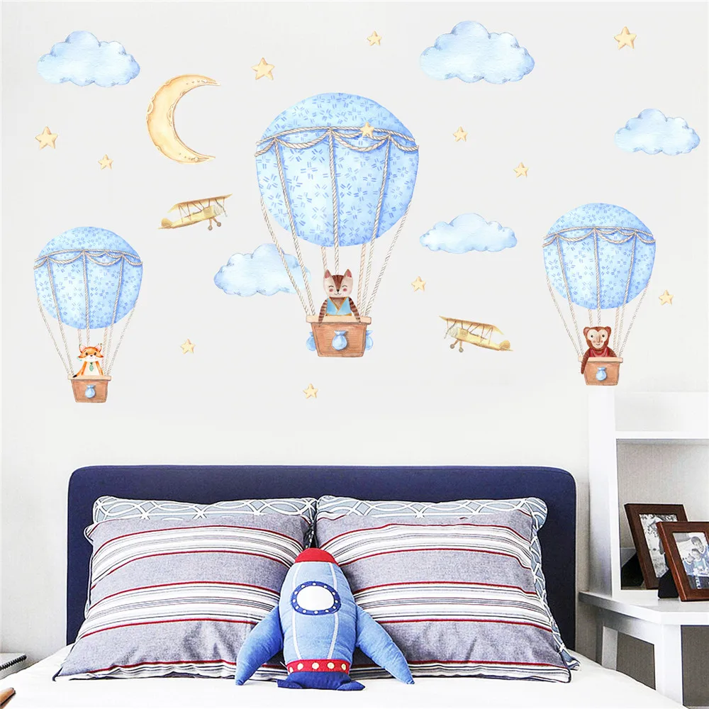 3D Ball Cartoon wall stickers DIY Cartoon Removable Wall Decal Family