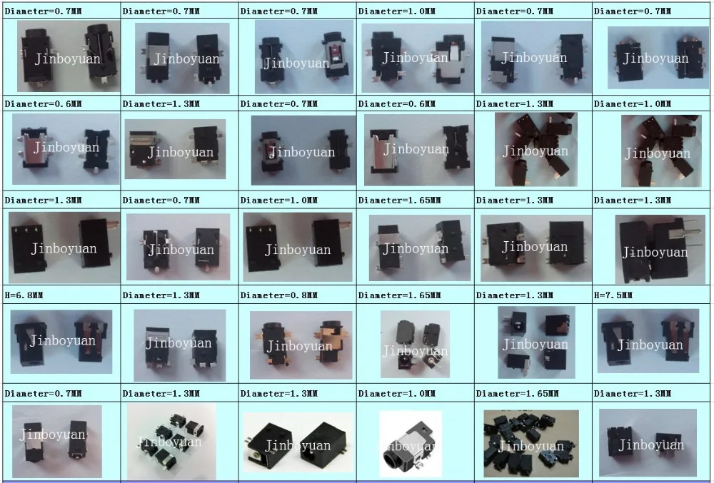 Free shipping 30 models 5pcs each 150pcs/lot Charging Power Connector DC Jack Socket for Mobile phone Tablet PC/MID | Обустройство