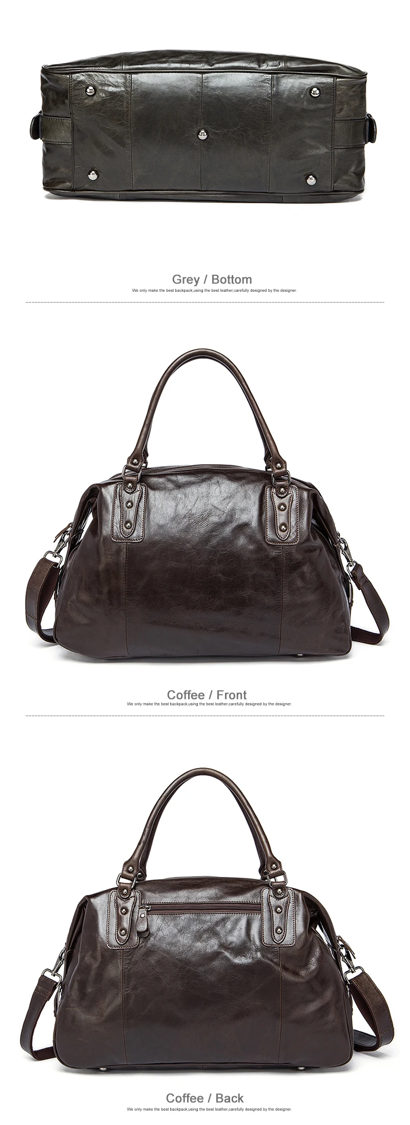5 travel bag leather
