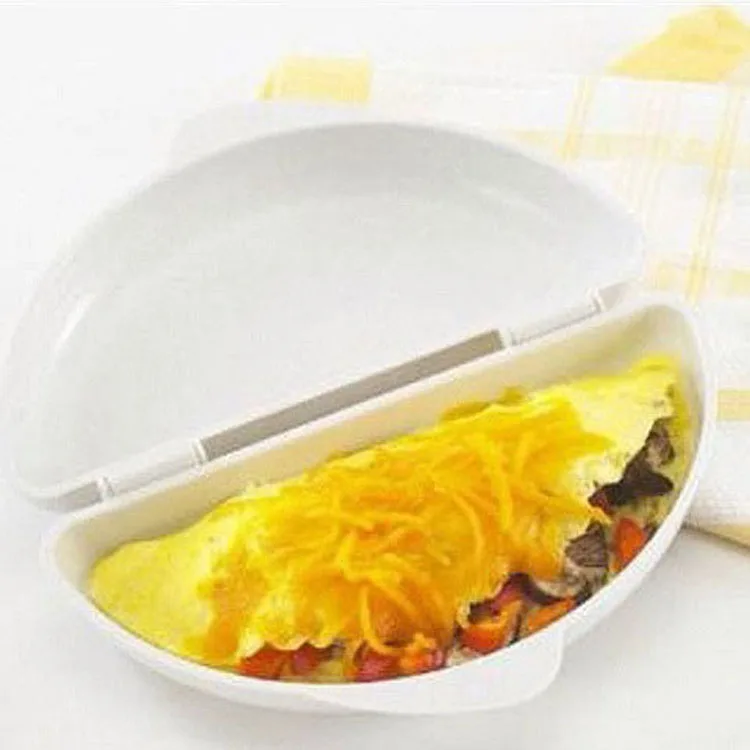 

CJJJCFKP00045 Microwave Oven Steaming Eggs Molds Folding Frying Egg Templates Love Heart Shape Boiling Egg Omelet Mold