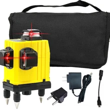 12 линий красный лазерный уровень 3D лазерный уровень 360 Поворотный Настенный мультилинейный автоматический самонивелирующийся супер мощный лазерный луч линия