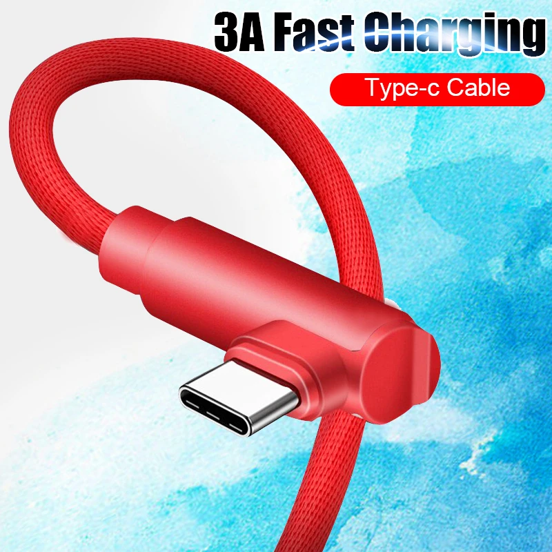 

3A USB Cable Fast Charging Type C Cable For Huawei P30 P20 USB C Charger For Samsung S10 Note 9 8 1m 2m 3m Mobile Phone Charging