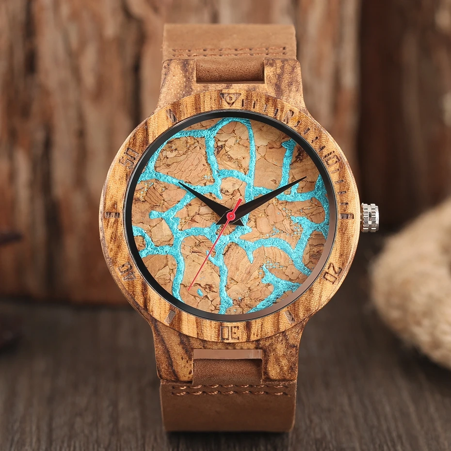 2017 NEW 4 Types Creative Wood Watch 100% Natural Bamboo Wooden Quartz Unique Wrist Watch Sport Clock Male Fashion Gift relogio masculino (31)