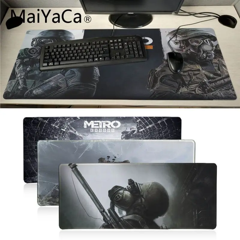 

MaiYaCa Non Slip PC Metro 2033 Wallpaper Gamer Speed Mice Retail Small Rubber Mousepad BIG SIZE Rubber Gaming Mouse Pad
