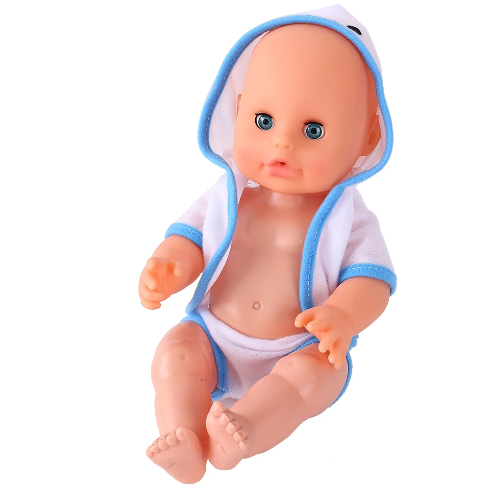 Children's Simulation Play Suit Baby Shower Bath Toys Bathroom Mini Doll Drink Water Baby Doll Play House Set For Children