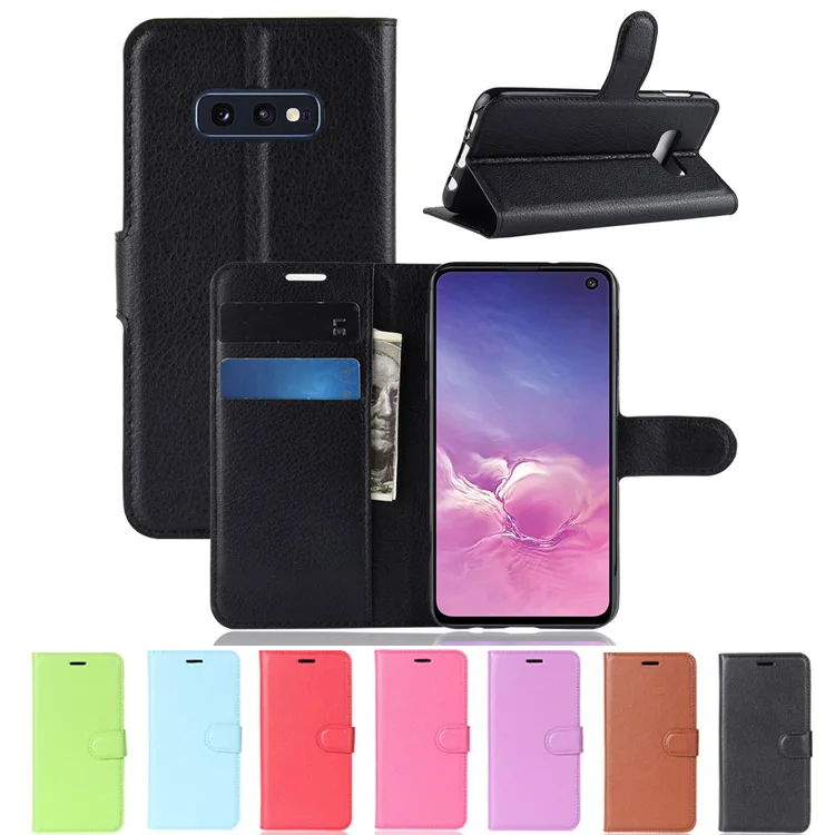 For Samsung Galaxy S10e Case Cover Flip PU Leather Wallet Cover Case On