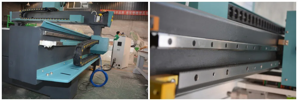 Rack linear rails
