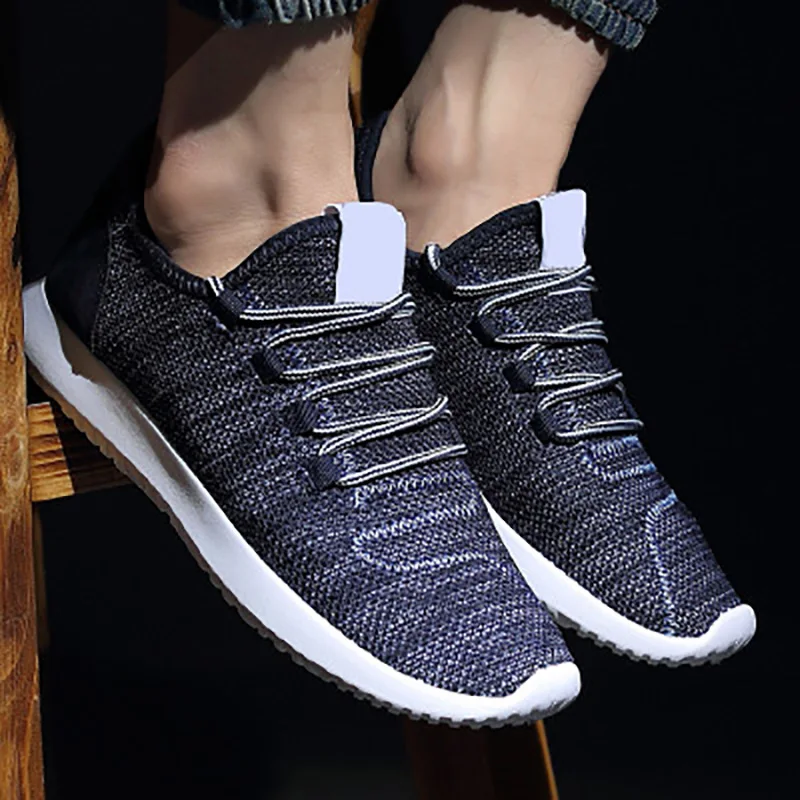 

Spring Men Sneakers Comfort Men Casual Shoes Breathable Mesh Shoes For Men Trainers Flat Loafers Baskets Sneakers Men Sock Shoes