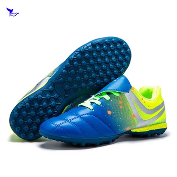 

Size 35-45 Men Women Turf Soccer Shoes TF Hard Court Football Cleats Sneakers Teenagers Trainers New Design Futsal Boots 2019