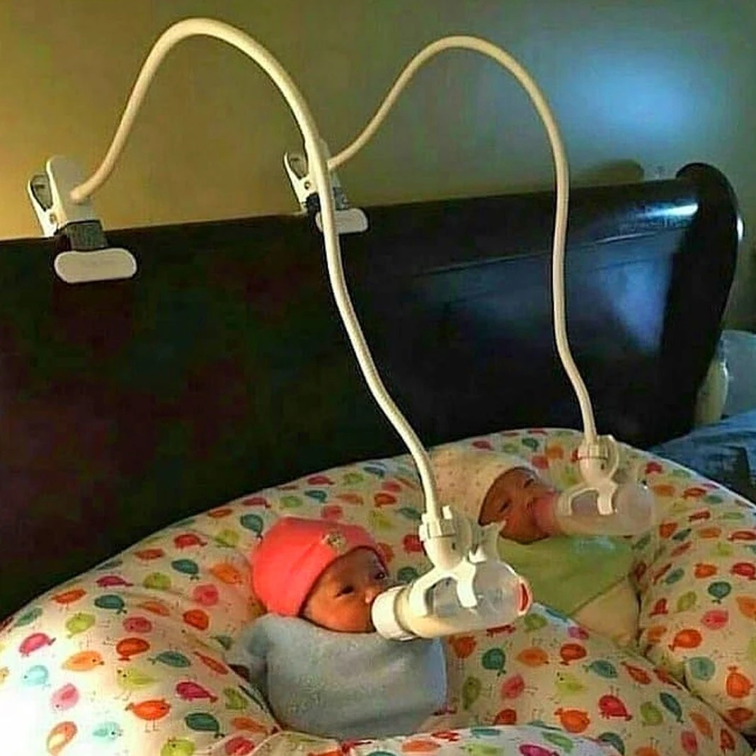 

Hands Free Baby Bottle Holder Clamp Baby Bottle Holder Monitor Mount