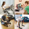 Two Fan Laptop Desks Portable Adjustable Foldable Laptop Notebook Lap PC Folding Desk Table Vented Stand Bed Tray ► Photo 2/6
