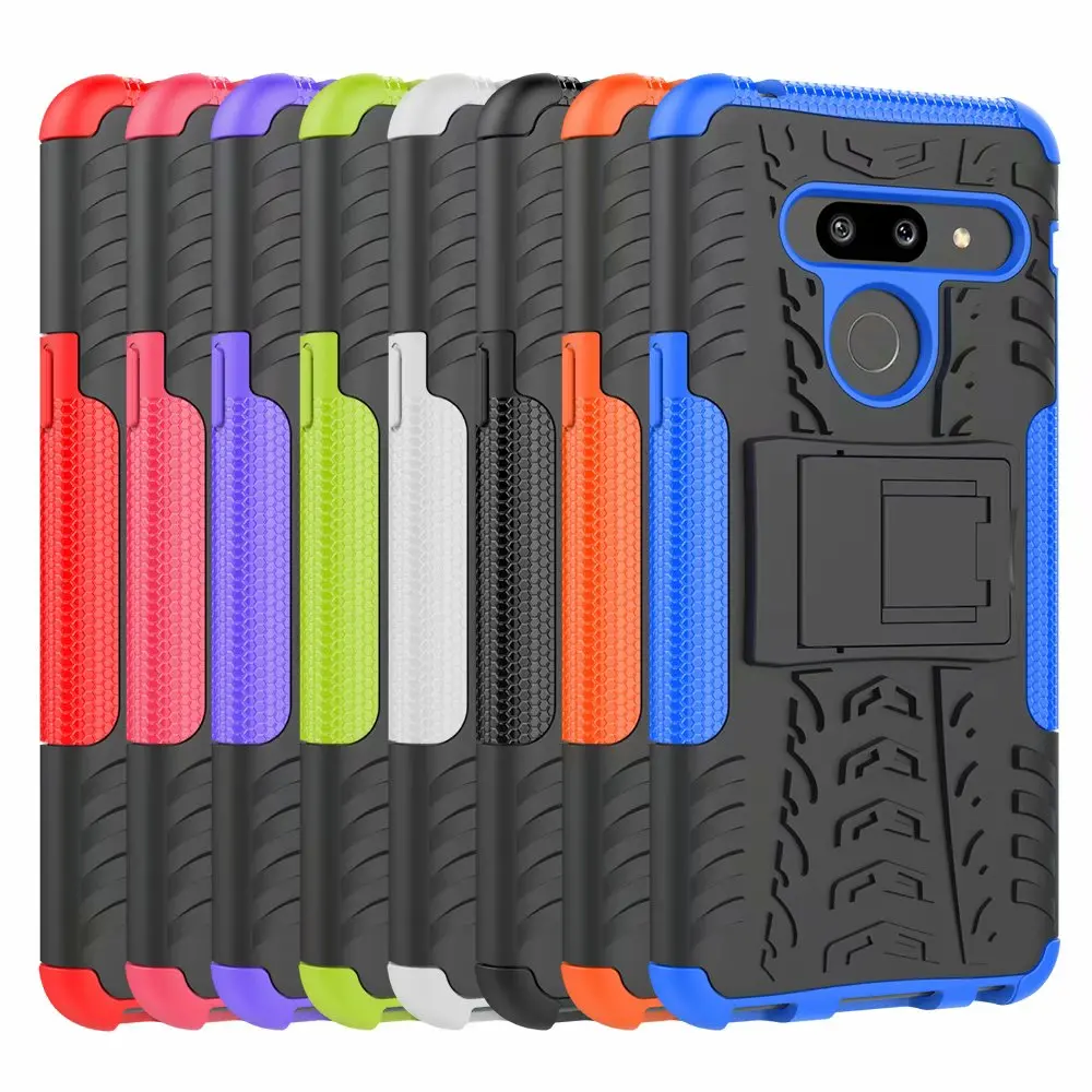 Защитный чехол подставка из ТПУ и поликарбоната для LG K40 V40 V50 V20 G6 G8 Q7 ThinQ X Power 3 2 Stylus