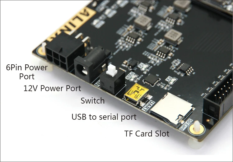 RQ AX7103 A7 FPGA макетная плата Artix-7 XC7A100T-2FGG484I с 8 Гб DDR3 128M FLASH, JTAG и последовательный порт PCIE 2,0X4 Интерфейс