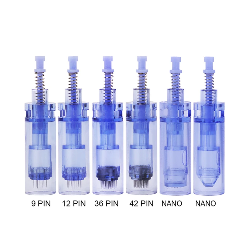 20 PCS Electric Derma Pen Needles Bayonet 9 /12/ 36 / 42 pin / Nano Cartridge For Auto Dr. Pen A1 A6 Tattoo Needles Needle Tip