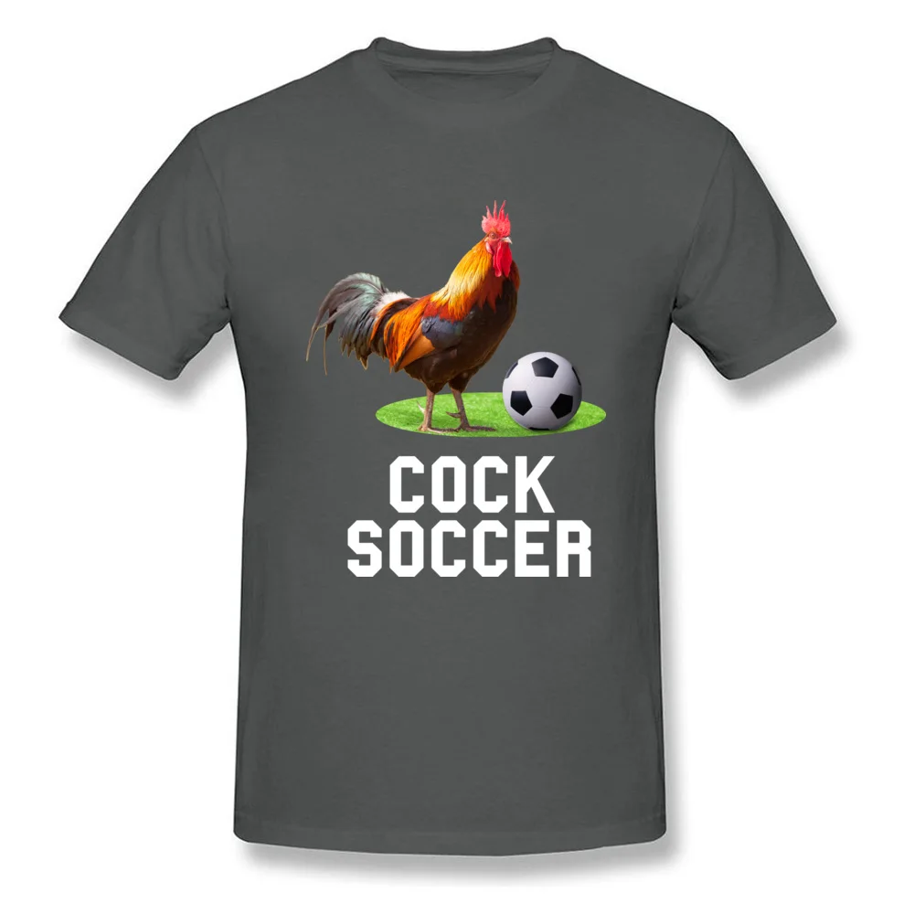 Cock Soccer Company Short Sleeve Crazy T-Shirt 100% Cotton O Neck Men's Tops Shirt Summer Tees VALENTINE DAY Free Shipping Cock Soccer carbon