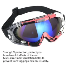Gogle narciarskie i snowbordowe górskie okulary narciarskie skuter śnieżny sporty zimowe Gogle narciarskie mężczyźni kobiety Snow Snowboard Gogle