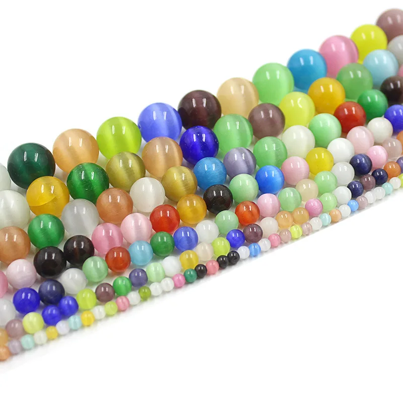 6/810mm Colorful opal beads DIY Beads DIY making Jewelry fittings-in