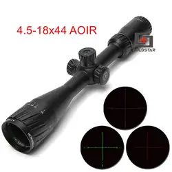Air Soft пистолет область 4.5-18x44 aoir тактический оптический прицел красный и зеленый и голубой подсветкой область сетка винтовок область для