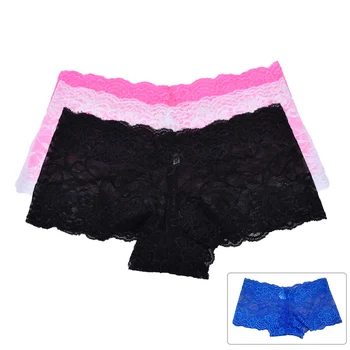 

Women Panties Seamless Transparent Sexy Lace lingerie intimates Calcinha Women's Briefs Panty Underwear Women boyshorts M-2XL