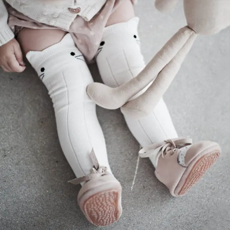 Новые носки для маленьких мальчиков и девочек, носки с милыми животными, Хлопковые гольфы, детские Нескользящие носки для новорожденных девочек