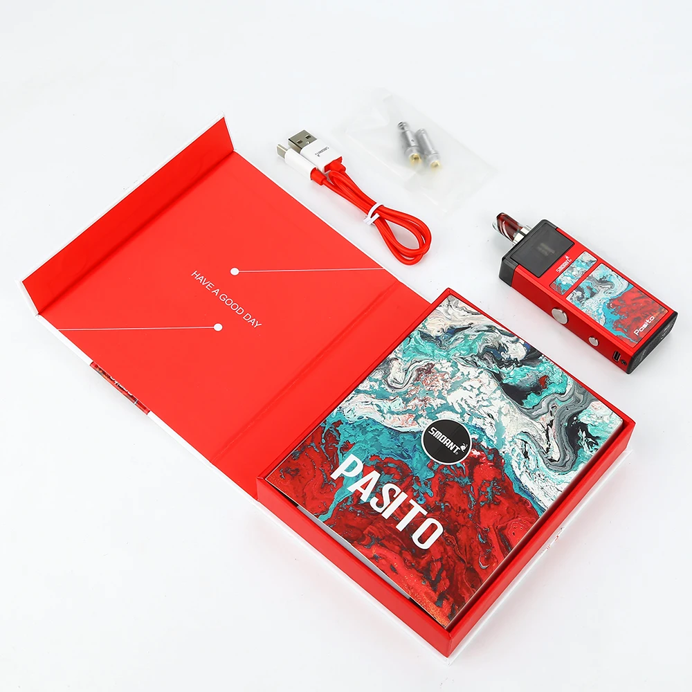 В наличии Smoant пасито Перезаправляемые Атомайзеры емкостью Pod Комплект с 1100 мА/ч