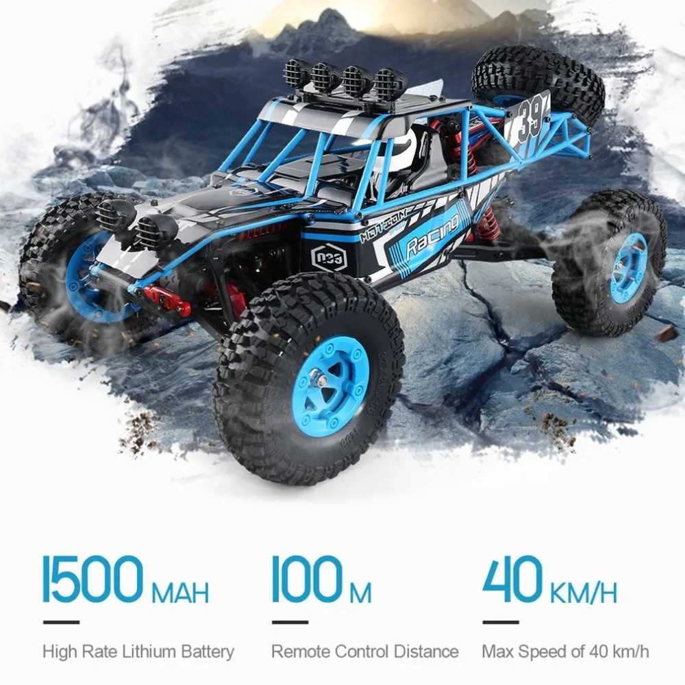 Sammeln & Seltenes Jjrc Q39 Rc Auto Highlander 1:12 4wd Rc Wüste Lkw Rtr 35 Km/h Schnelle Geschwindigkeit High-drehmoment Servo 7,4 V 1500 Mah Lipo Off Road Autos Quell Sommer Durst