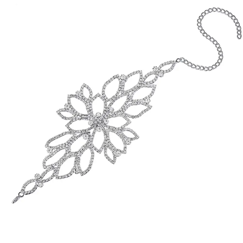 XY Fancy Для женщин Хрустальный цветок Форма браслет|hand chain|bracelet womenbracelet fashion |