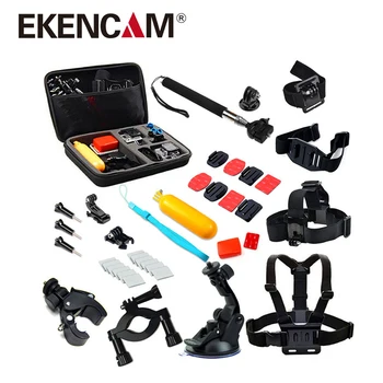 

Super Item 19 in 1 Camera Accessories for Xiaomi yi Gopro hero 6 5 4 Session SJCAM sj4000 H9r Camera Accessoriess