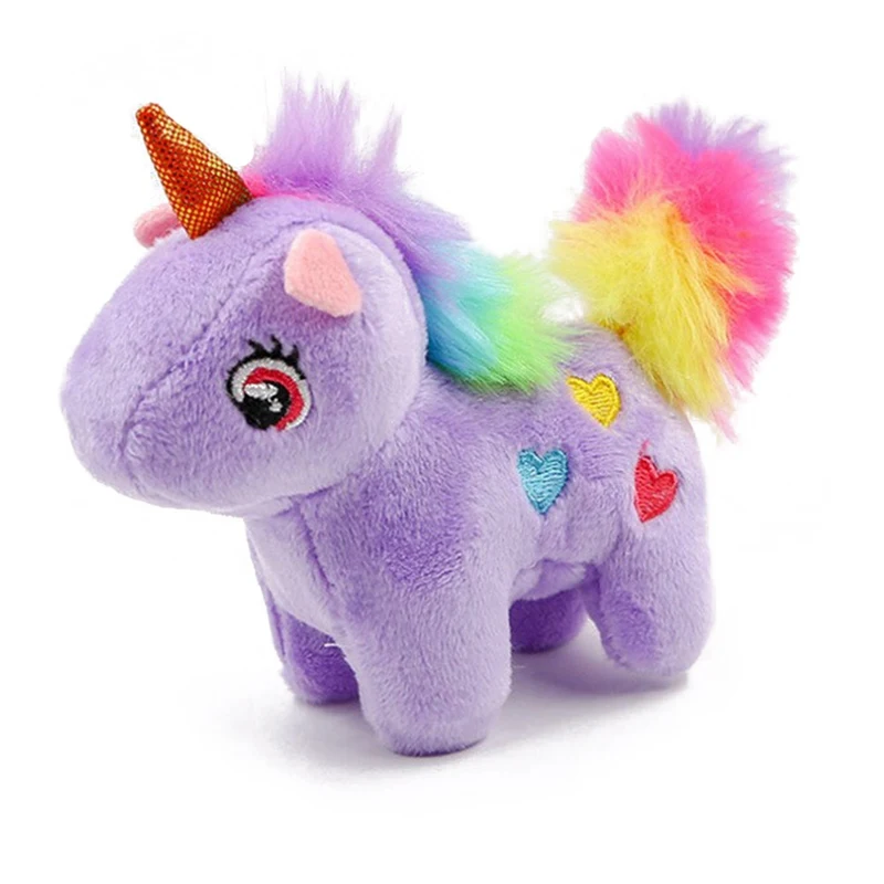 1 Pcs Super Cute Medium 13CM Approx Unicorn Stuffed Animal Plush Toys Child Gift Plush DOLL TOY