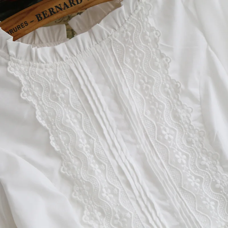 Korean Streetwear Off White Long Sleeve Dress Elegant and Magnificent and Women